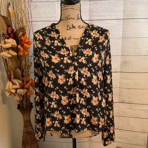 Forever 21 Floral Long Sleve
